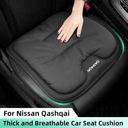 3D Leather Car Seat Cover For Nissan Qashqai J10 J11 J12 2011 Thicken Soft Auto Front Seat Cushion Anti Slip Chair Protector Pad