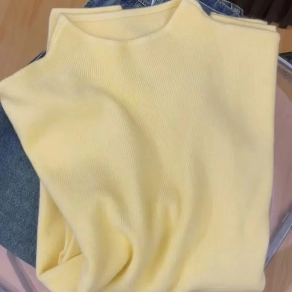 

Korean Soft Women Turtleneck Warm Autumn Winter Solid Sweater Slim Jumpers Tops Knitwear