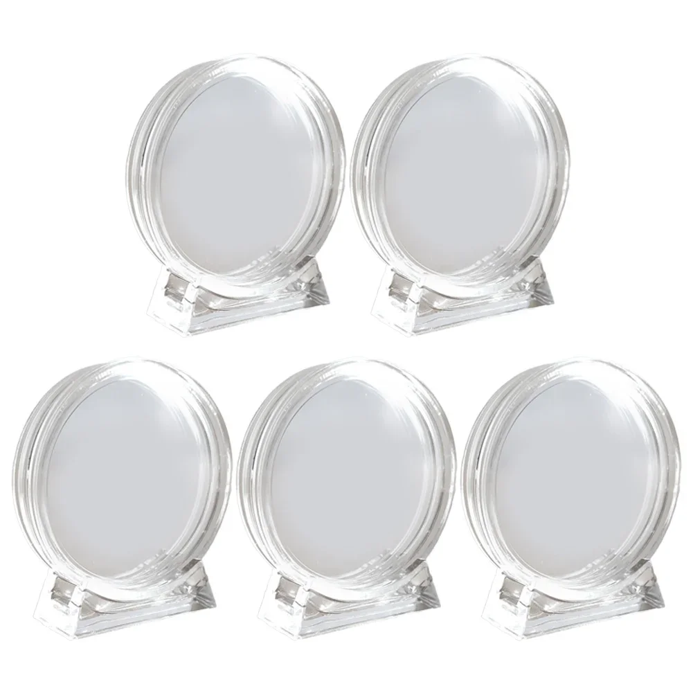 

Coin Protection Box High Quality Transparent Acrylic Coin Display Case Set of 5 Protect and Showcase Your Coins!