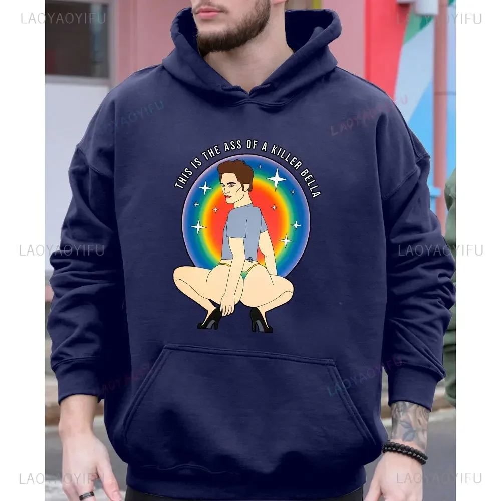 هذا هو الحمار من القاتل بيلا الخريف البلوز سترة الشفق ساغا الجرافيك مضحك هوديس الرجال النساء Harajuku رجل هودي