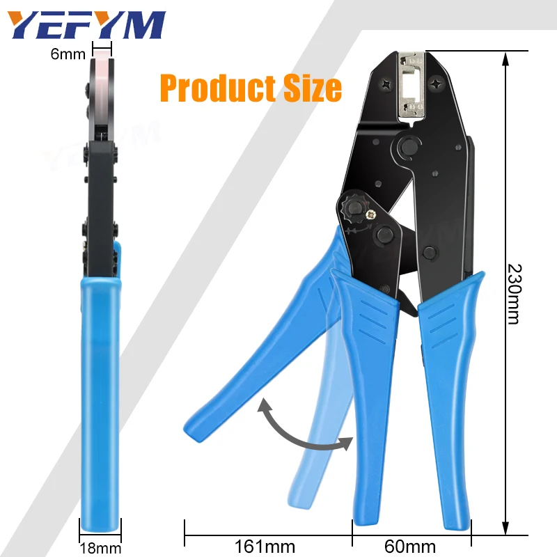 Flag Type Receptacles 4.8,6.3 Insulated Terminals HS-056FL For 0.5-2.5mm²/20-13AWG Crimping Pliers Connectors Brand Tools