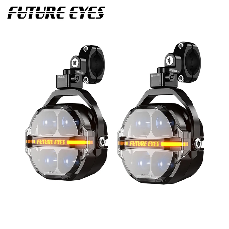 

FUTURE EYES X-100 180W Auxiliary LED Fog External Driving Kits Light for Motorcycle Spotlight