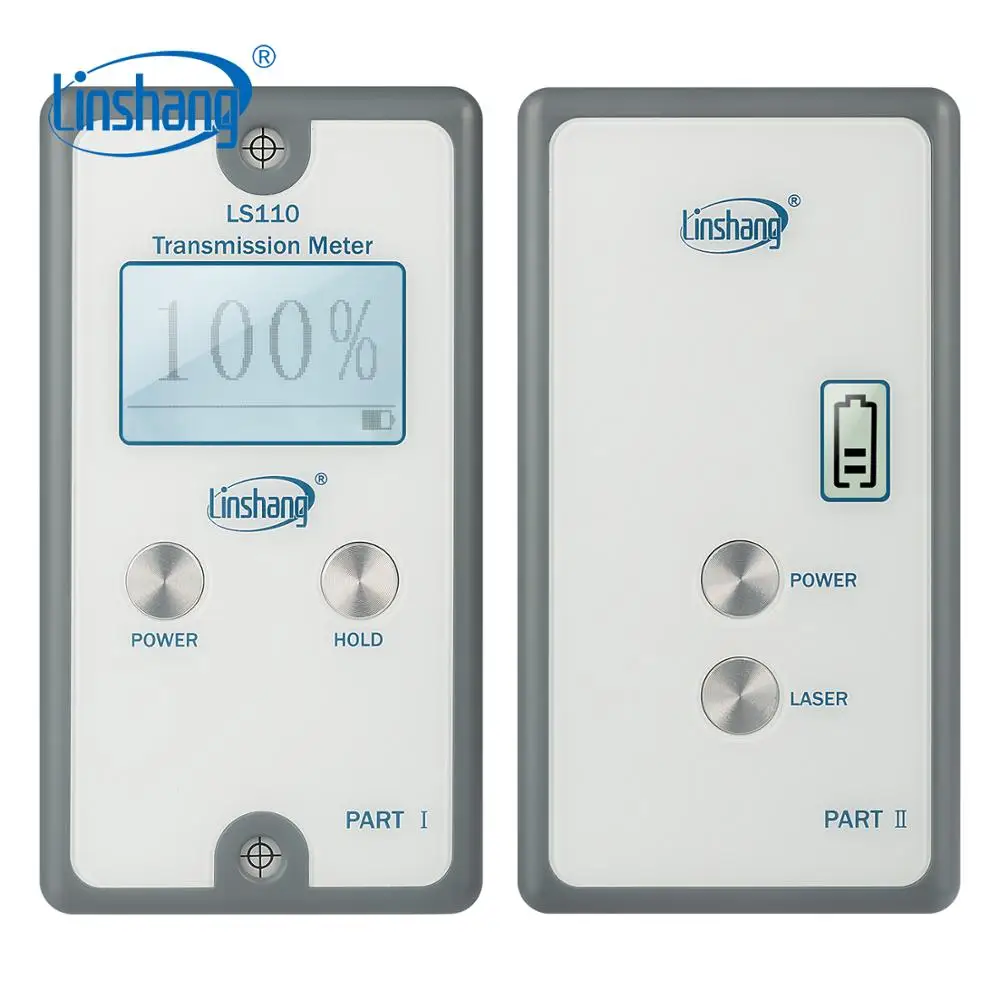 Linshang Split Light Transmittance Meter with 380-760nm visible light transmittance for front windshiled glass meet CIE LS110