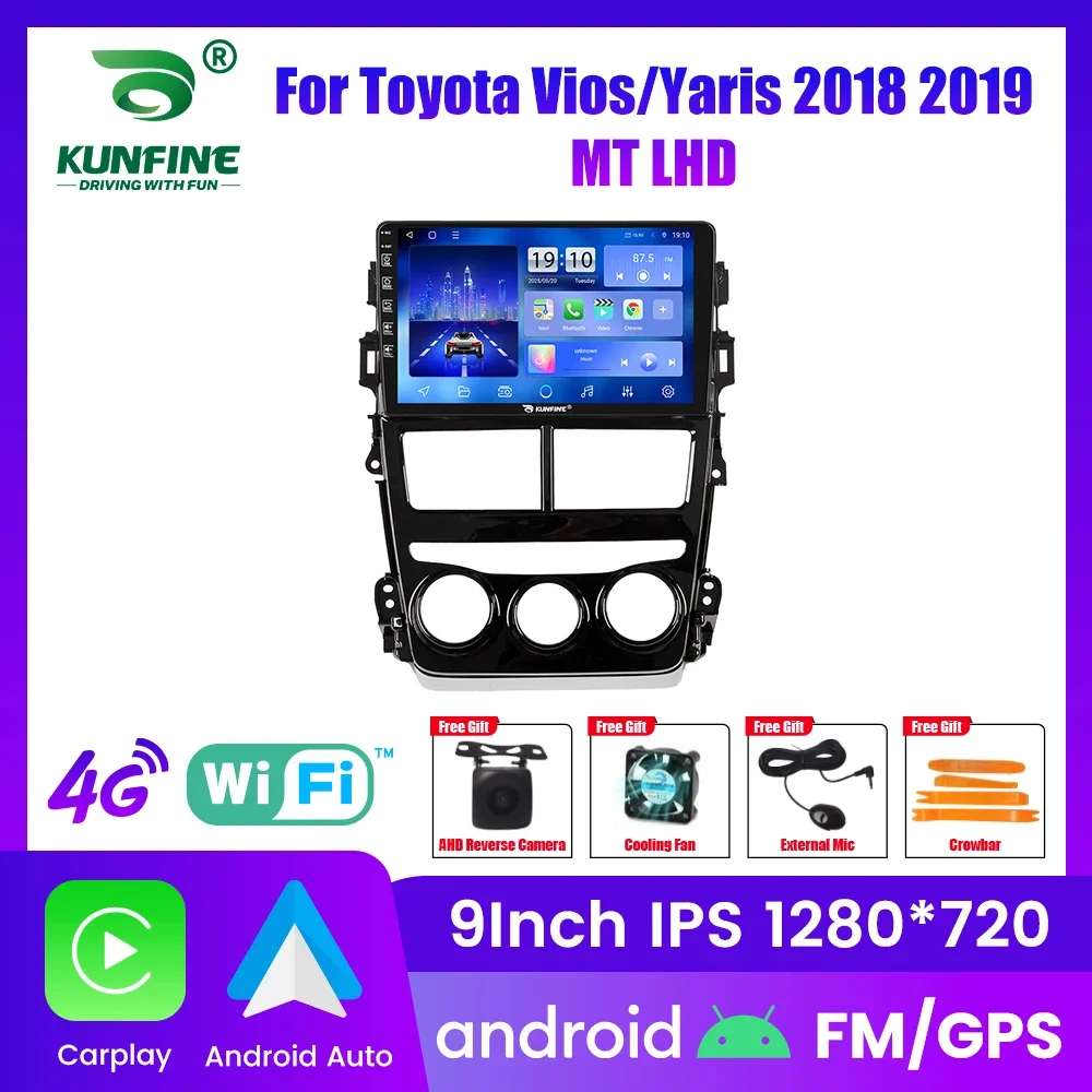 

Автомагнитола Android для Toyota Vios 2018-2019, 2DIN, 8-ядерный процессор, GPS-навигация, IPS-экран, поддержка CarPlay и Android Auto