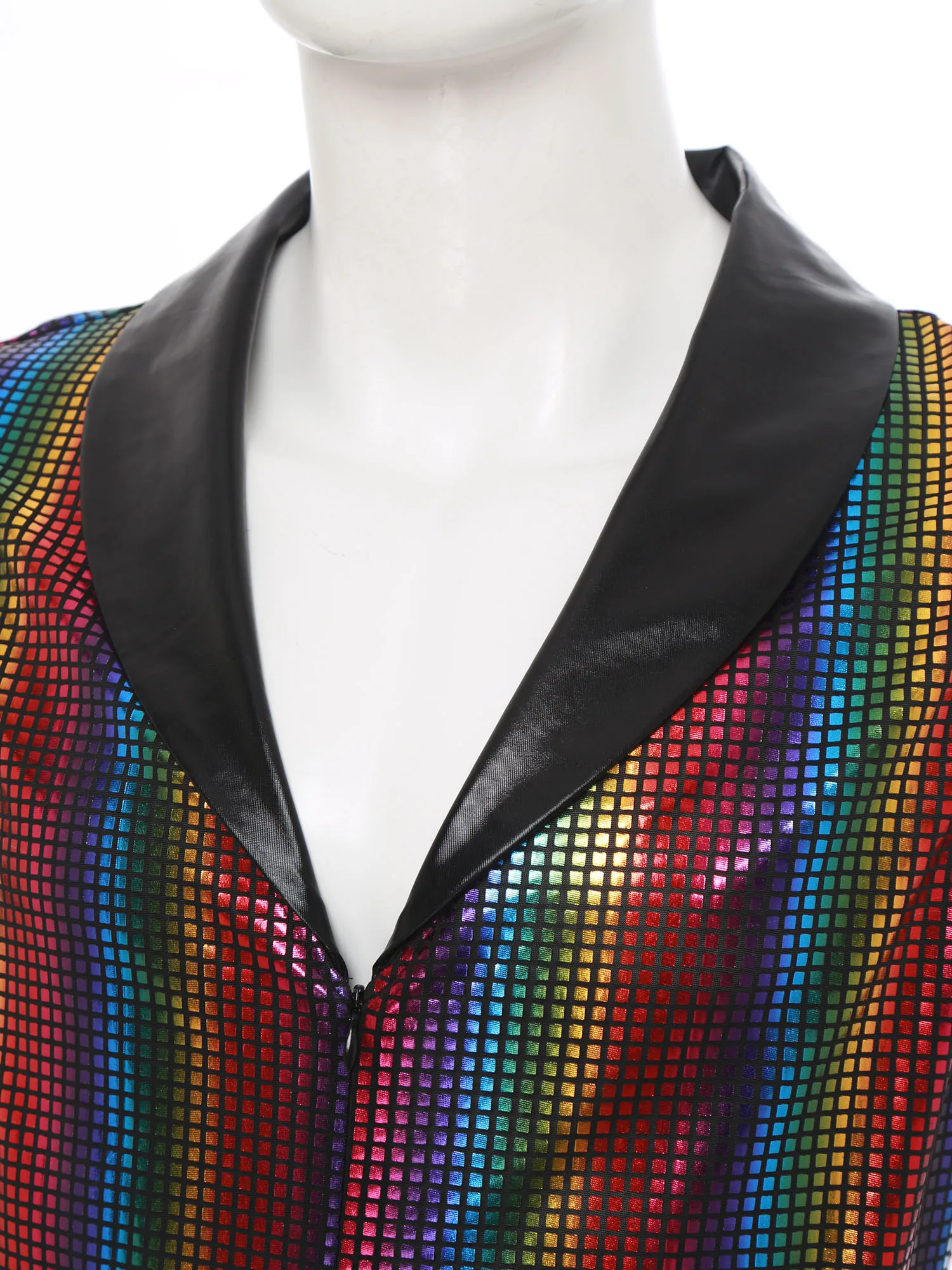 Mens 60 70s Vintage Retro 1920s Disco Jumpsuit Wide Leg Bodysuit Hip-hop Jazz Dance Performance Costumes DJ Rave Party Clubwear