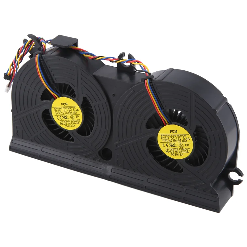 مشعاع كمبيوتر محمول عملي مروحة مزدوجة وحدة المعالجة المركزية بديل للكمبيوتر المحمول HP ELITEONE 800 G1 705 G1 كمبيوتر محمول تيار مستمر 5 فولت 733489-001 سهل الاستخدام