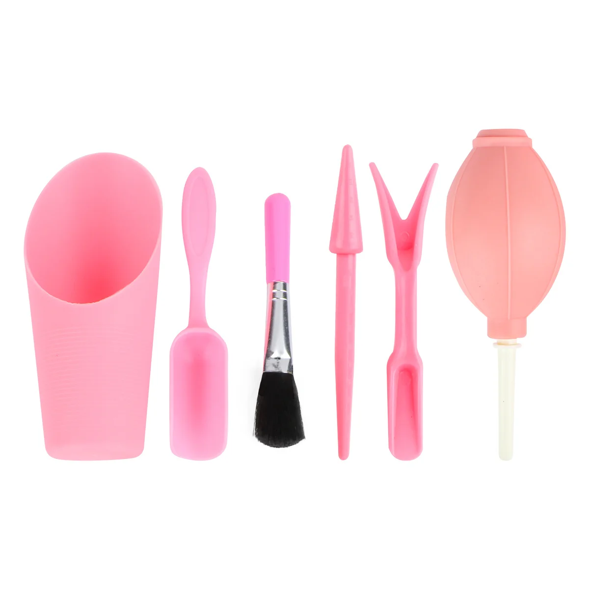 6 قطعة مجموعة أدوات زراعة صغيرة للعصارة مجموعة فرش مجرفة مريحة متينة أدوات حديقة مدمجة لزراعة الشتلات