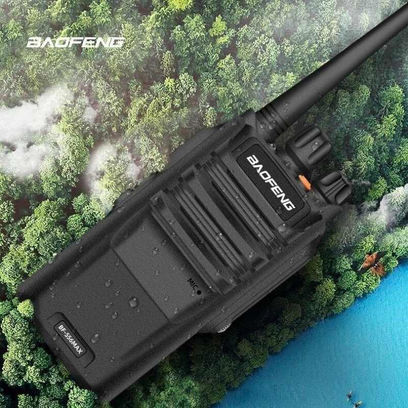 Baofeng BF-S56 Walkie-talkie Large Capacity Battery IP67 Waterproof Single-stage High-power Portable Handheld Intercom Boutique
