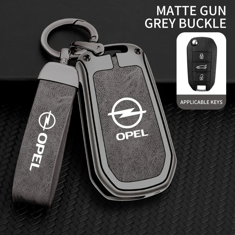 

Car Key Case Bag For Opel Mokka Corsa Astra Combo Grandland Insignia 2024 2025 Protective Shell Case Cover Auto Accessories