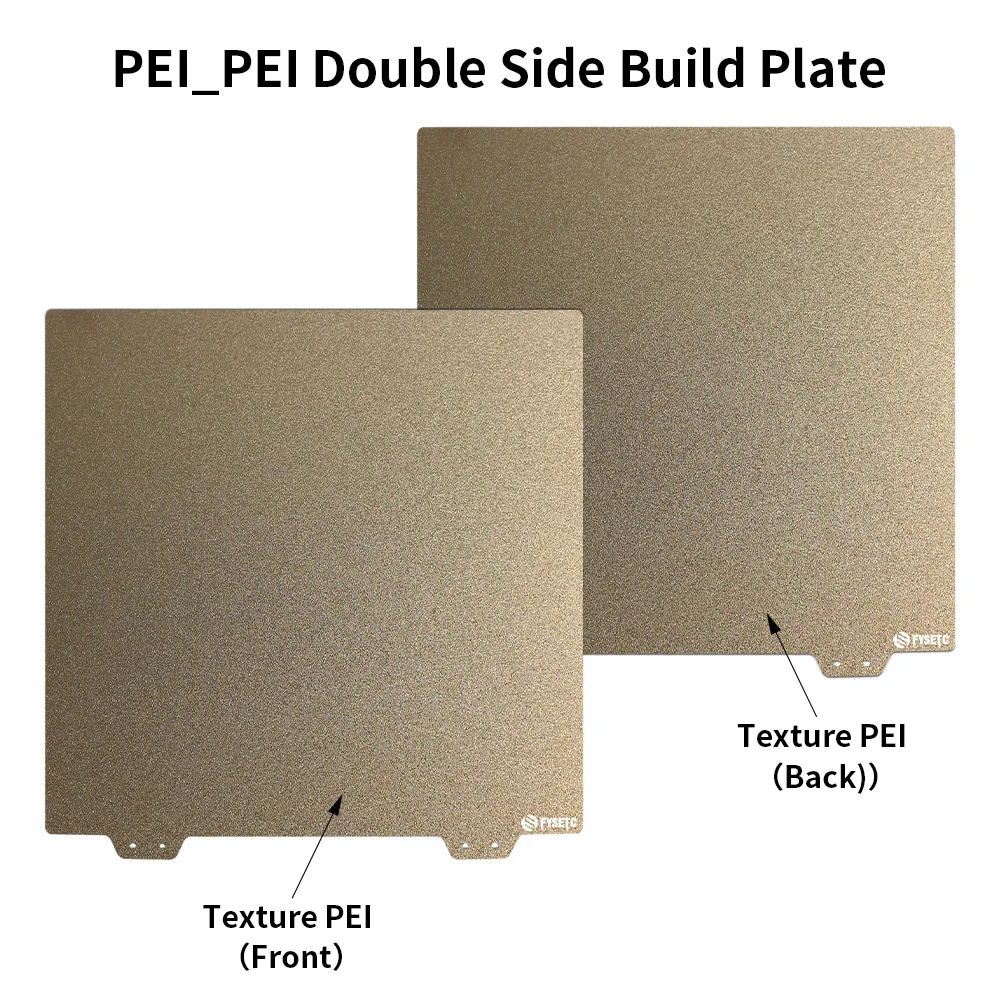 Imagem -02 - Dupla Textura Lateral Pel Build Plate 330x330 mm para Elegoo Neptune Plus Plus Geeetech A30 Tronxy X3s X5s X5sa Pro Qidi Tech