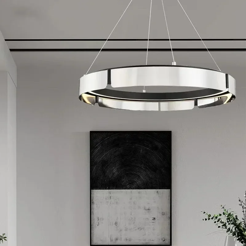 Modern Minimalist LED Chandelier for Living and Dining Room Kitchen Food Tables Bedroom Pendant Lights Home Decor Light Fixture