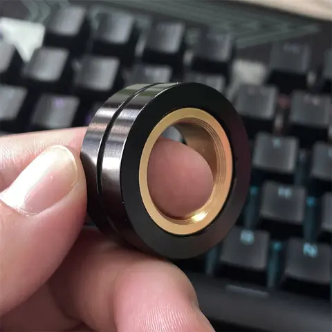 Spärrhjul Fidget Ring Fidget Slider Vuxen EDC Metall Fidget Leksaker ADHD Hand Spinner Stressavlastningsleksaker Kontorsskrivbordsleksak 10 best sales fidgethjul - №5