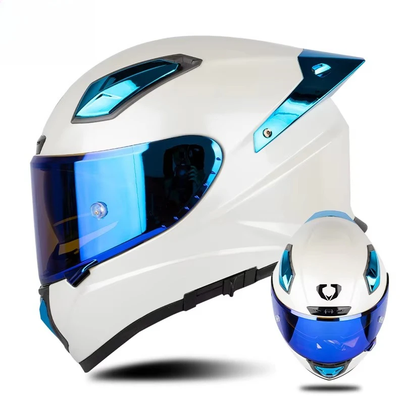 Soman Motorcycle Helmet Carbon Fiber Full Face Helmet Lightweight Motobike Racing Fiberglas Casque Low Wind Noise capacete