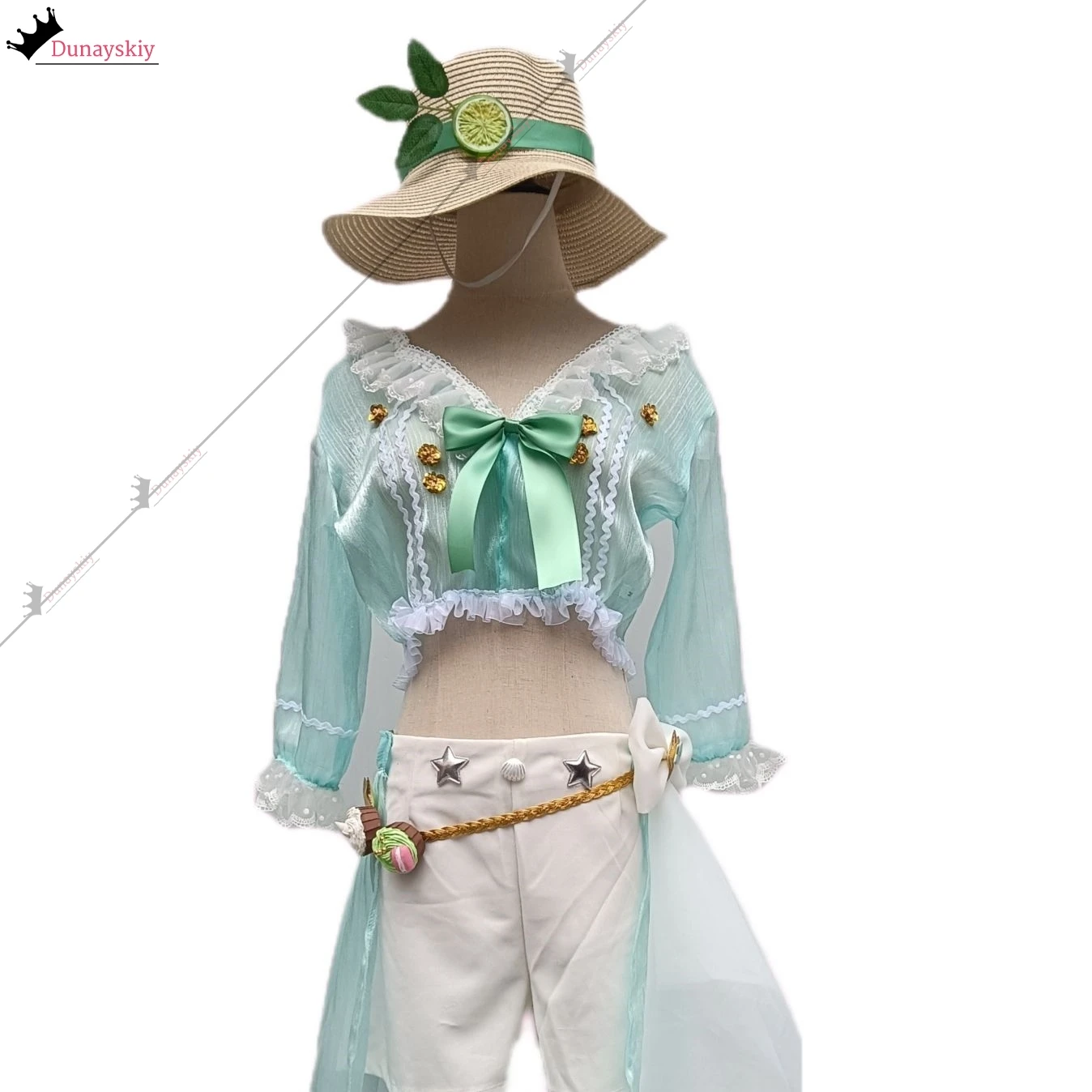 Juego Identity V disfraces Cosplay sobreviviente Barmaid Demi Bourbon sal marina Mocktail piel juego de rol vestidos de mujer trajes de Anime