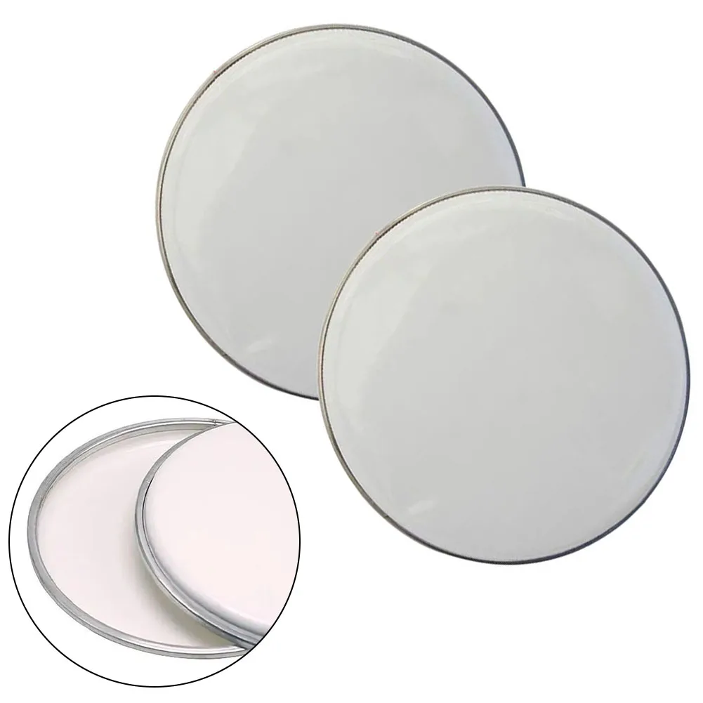 6-12Inch Drum Skin White Drum Head Drum Skin Sound Controlled 0.188mm Thickness Cap Double Layer Silent Drum Heads ﻿