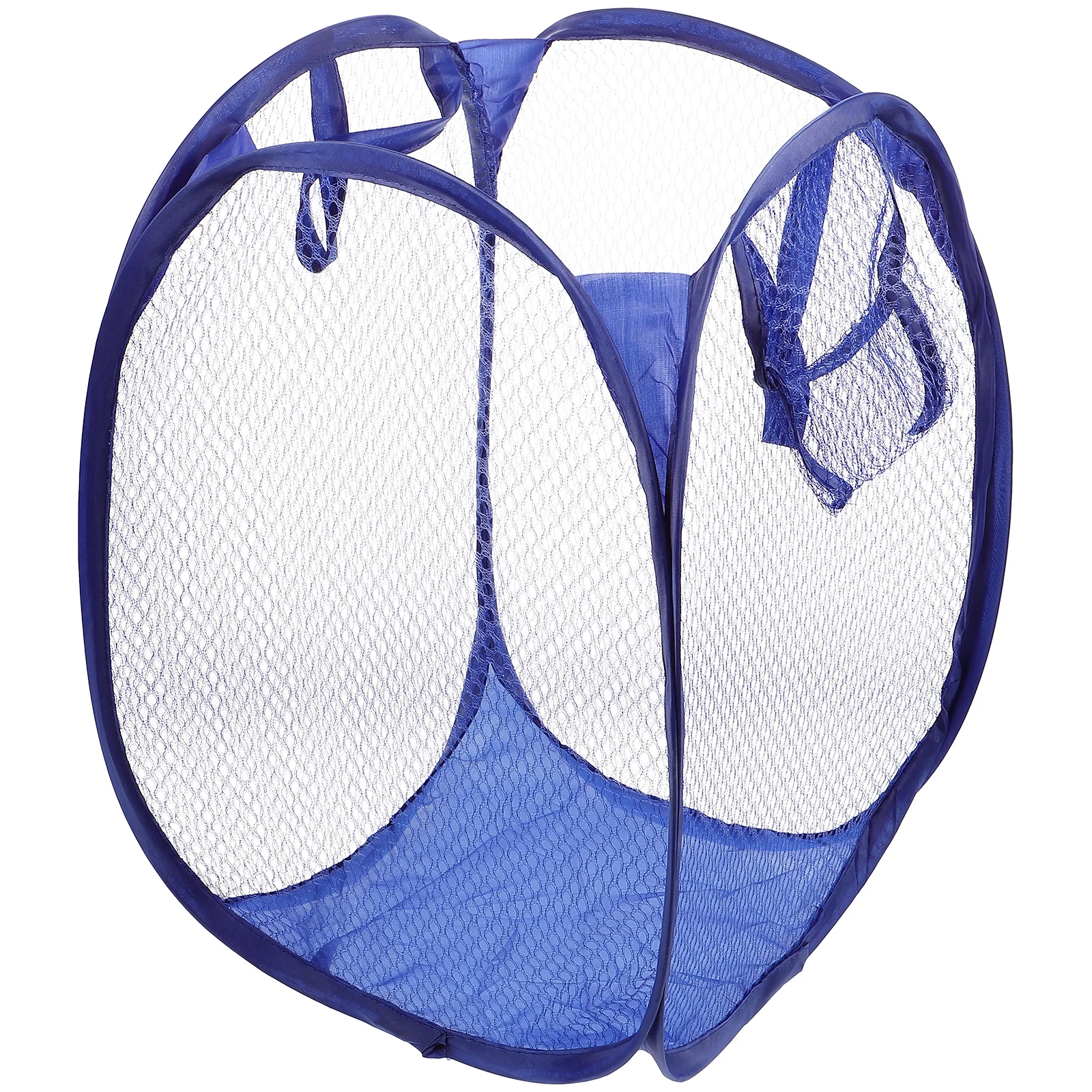 

Pop-Up Laundry Basket with Handles Large Capacity Breathable Mesh for Apartment and Camping Use Laundry Hamper