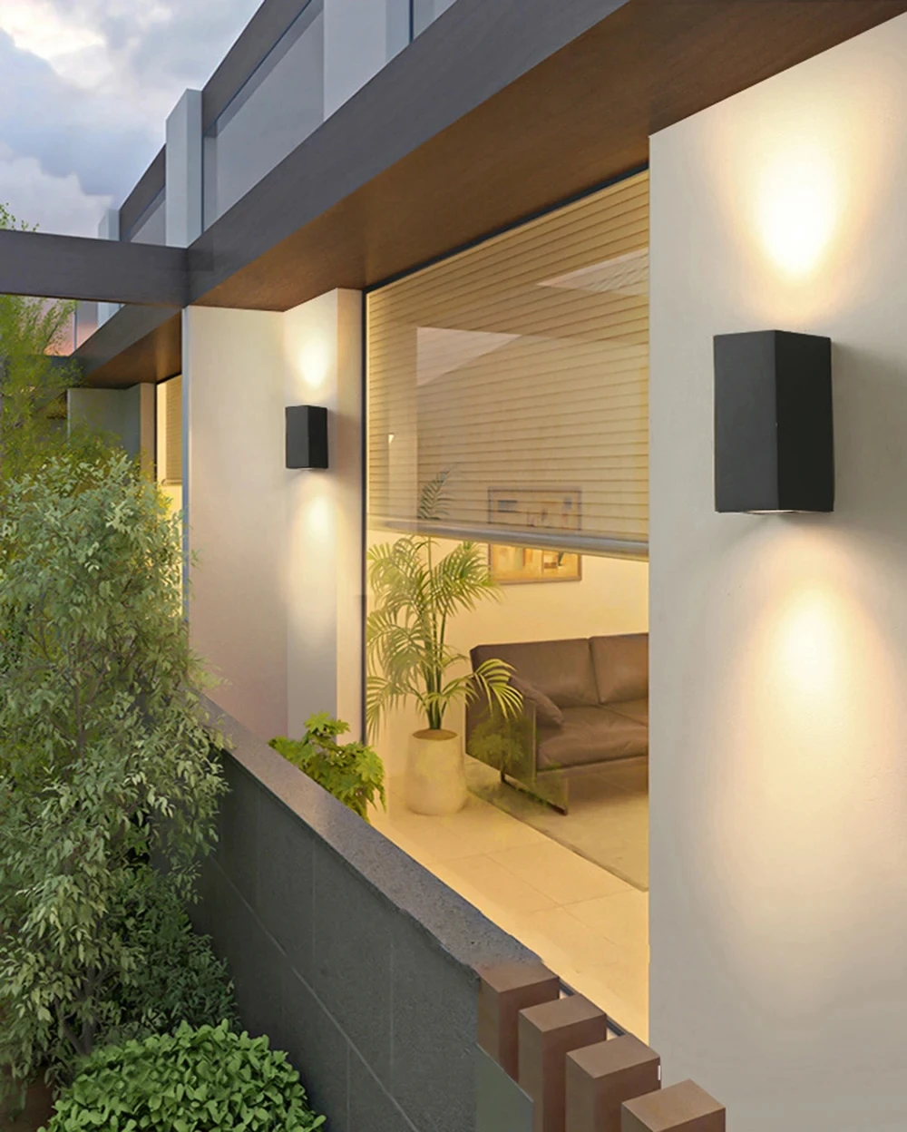 Imagem -06 - Impermeável Led Wall Lights up And Down Ip65 w 10w Lâmpada de Parede Superfície Montada Cubo Jardim e Varanda Luz Interior e Exterior