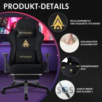 Kitinjoy High Quality Gaming Chair With Footrest Support Height Adjustable For Unisex Comfortable Office Chair Computer Chair