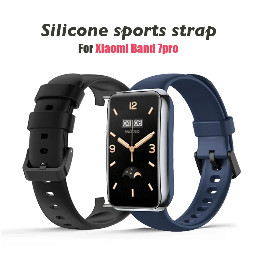 

Watch Strap for Xiaomi Mi Band 7 Pro Wristband Liquid Silicone Bracelet WristStrap For MiBand 7pro Correa Smartwatch Accessories