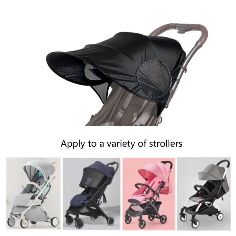 Universal Baby Stroller Sunshade Infant Sleep Cart Cover Accessories Windproof  Protections Umbrella Awning Shelter