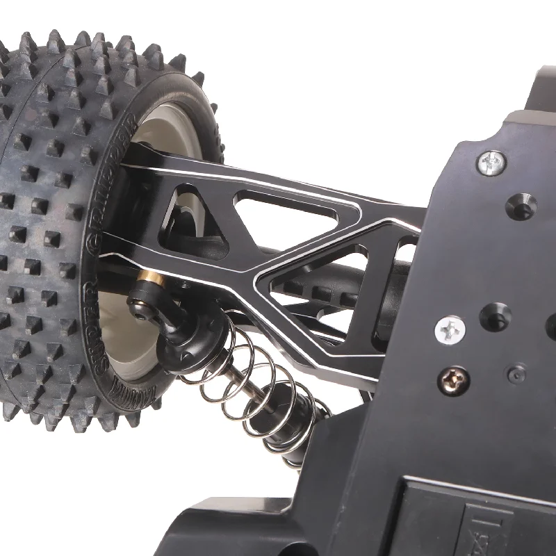 Accesorio de Metal TAMIYA Denyukoshi 1/10 Fighter NXGEN DT04 58741 vehículo de control remoto piezas de brazo oscilante superior e inferior trasero