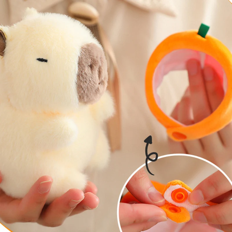 Porte-clés en peluche mignon, pendentif en peluche douce, animal en peluche, charme pour sac à dos, jouet kawaii, décoration de sac, cadeau sucré pour adolescentes