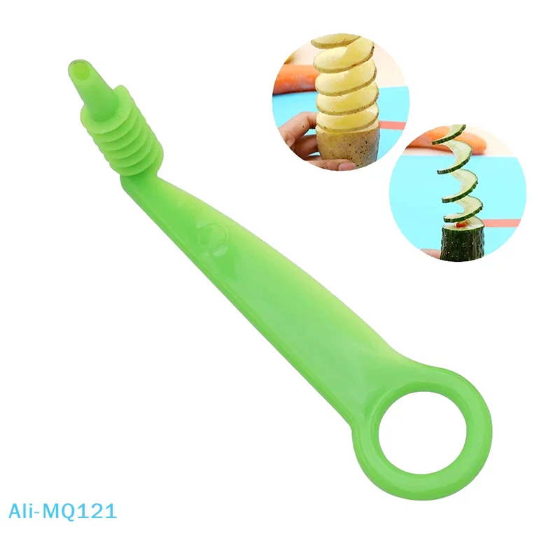 ランダムスパイラライザーチップメーカー トルネードスパイラルスクリューチップポテトカッター 手動ツイストポテトスライサー