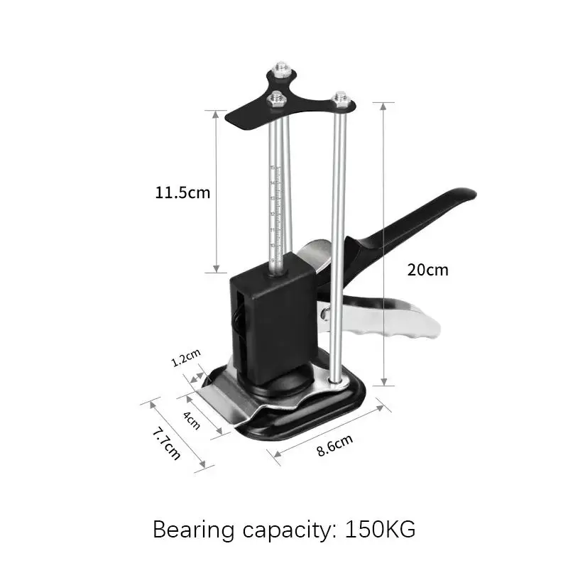 1PCS Stainless Steel Tile Height Regulator Adjuster Wall Leveling Precision Locator Lifter Lifting Construction Tool Dropship