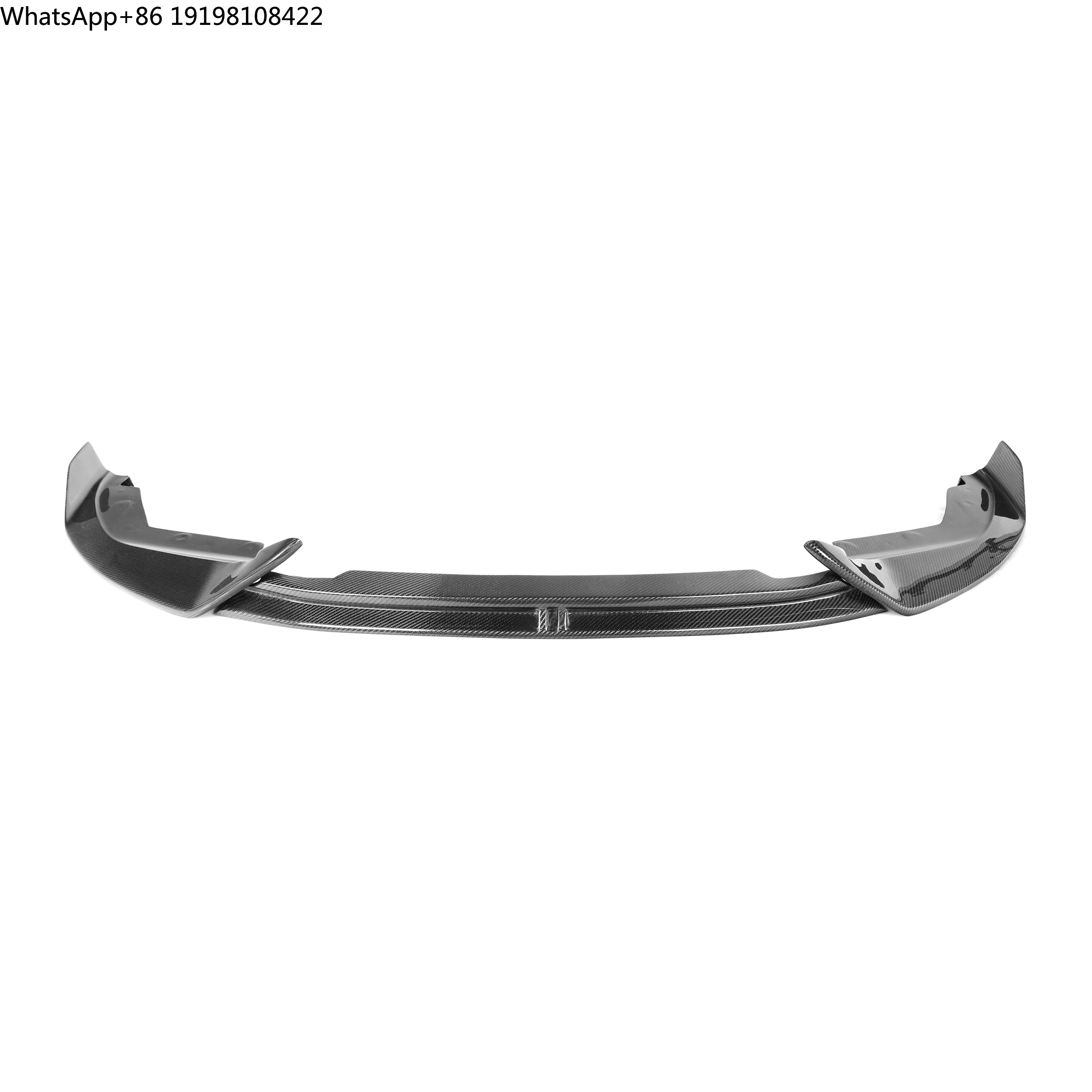 Front Lip 3 Piece for BMW 3 Series G20 330i M340i Pre LCI Sport 2019-2021 G20 AO Style Carbon Fiber Front Bumper Lip Spliter