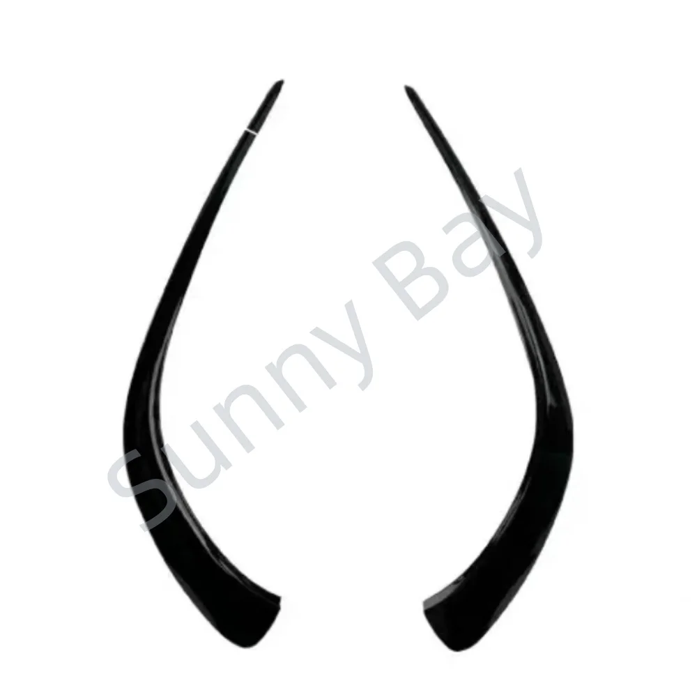 For Mercedes Benz CLA Class C118 X118 CLA200 AMG2020-2023 Black Front Bumper Spoiler Side Splitter Air Vent Fog Lamp Grille Trim view 4