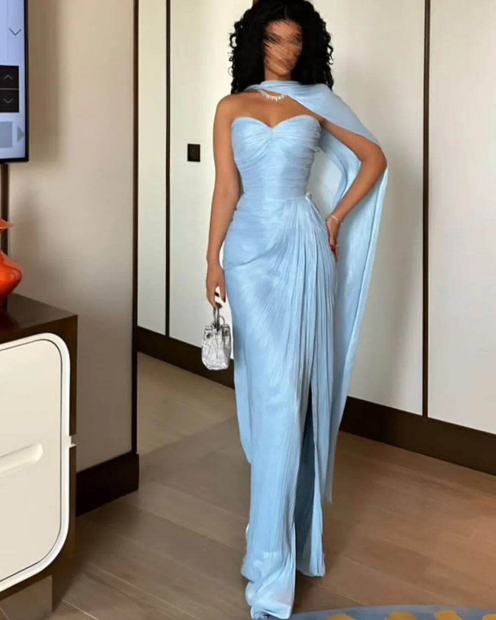 

Customized High Quality Fashion Ruched Sheath Sweetheart Long Dresses Bespoke Occasion Dresses Sizes Available Modern Style