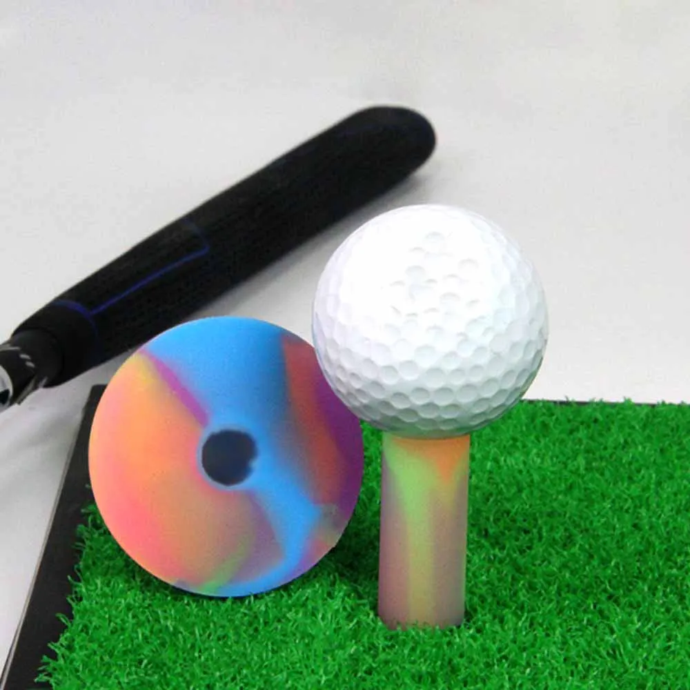 1pcs Rubber Golf Tees Training Practice Home Driving Ranges Mats Practice54mm 65mm 70mm Golf Accessories Ox Tendon Tee