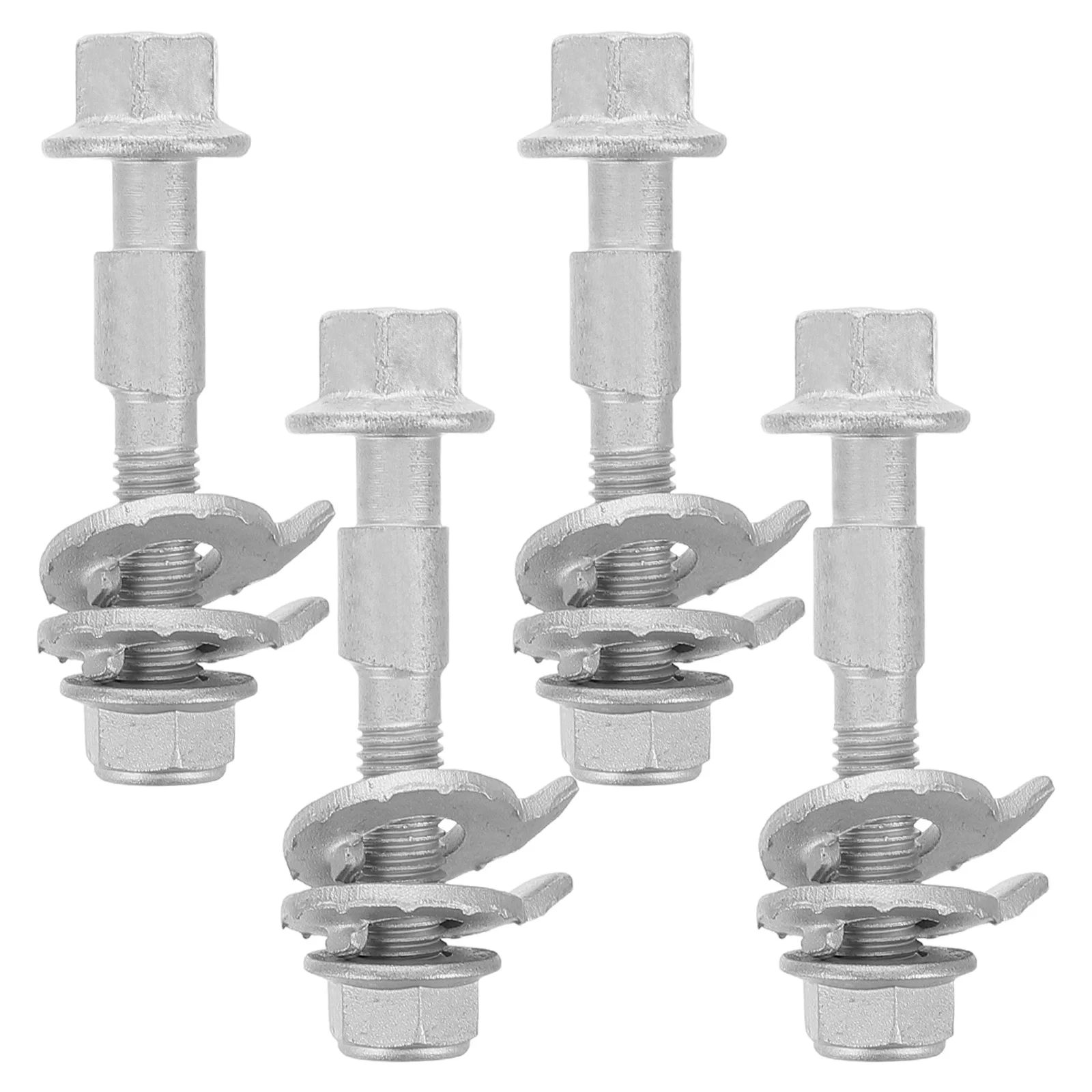 

4Pcs Wheel Alignment Eccentric Bolts Durable 12.9 Grade Cam Bolts for Precise Toe Adjustment Vehicle Suspension Repair