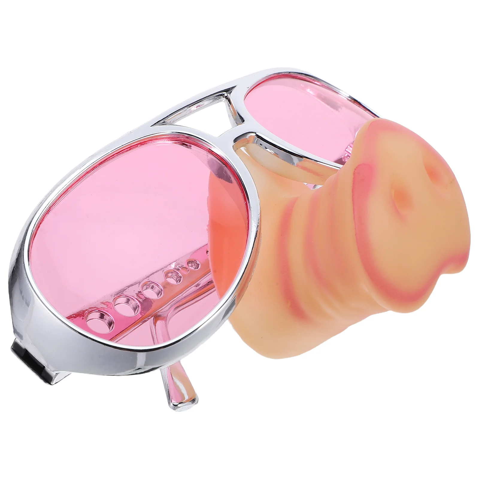 Gafas de sol con nariz de cerdo, accesorios divertidos para fiesta para adultos, disfraz de Halloween, regalos de Navidad y Carnaval, duraderos que no se decoloran