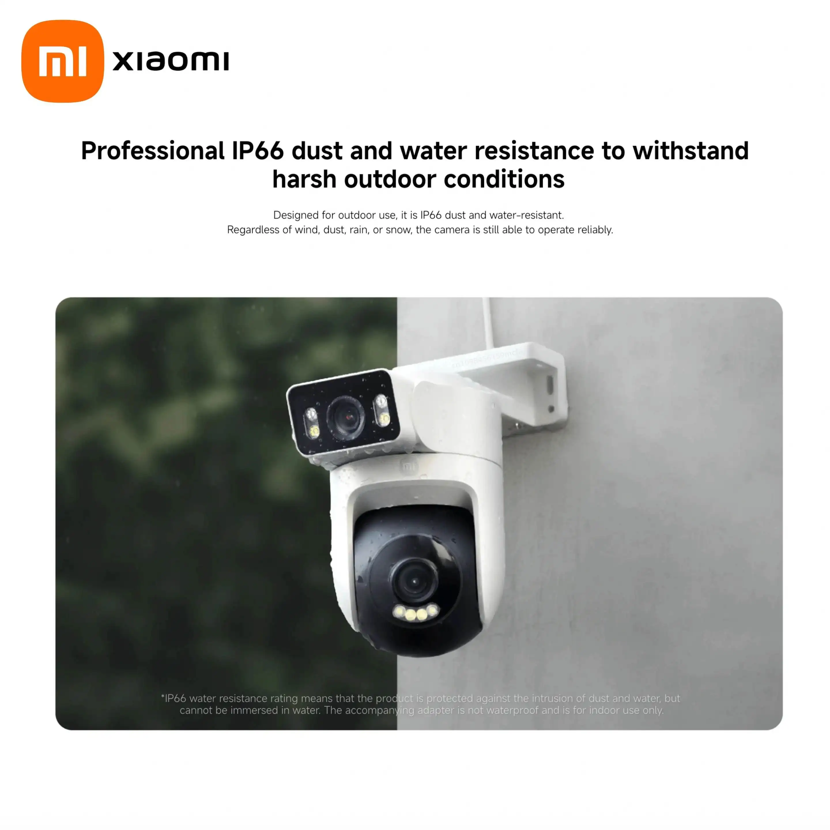 NEW Xxiaomi Outdoor CW500 Dual Camera Version IP66 Security Protection CCTV AI Detection Full-Color Night Vision Smart Home
