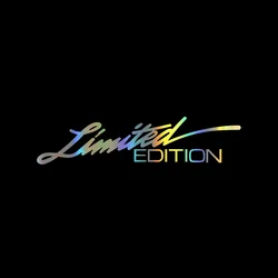 1PCS Motorcycle EDITION Creative Vinyl Sticker Window Sticker Car-styling Decoration Reflective Laser Decal For Car Accessories