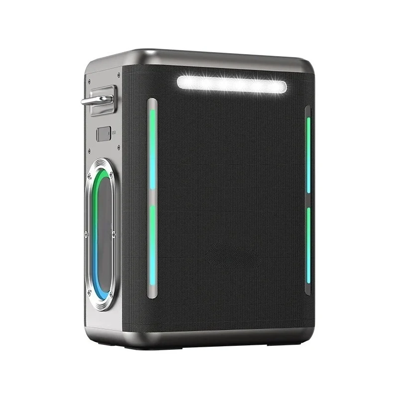 

Портативная водонепроницаемая Bluetooth-колонка 400 Вт с RGB-подсветкой, беспроводным сабвуфером, объемным стереозвуком 360°, TWS, FM-радио, бумбокс для подарка