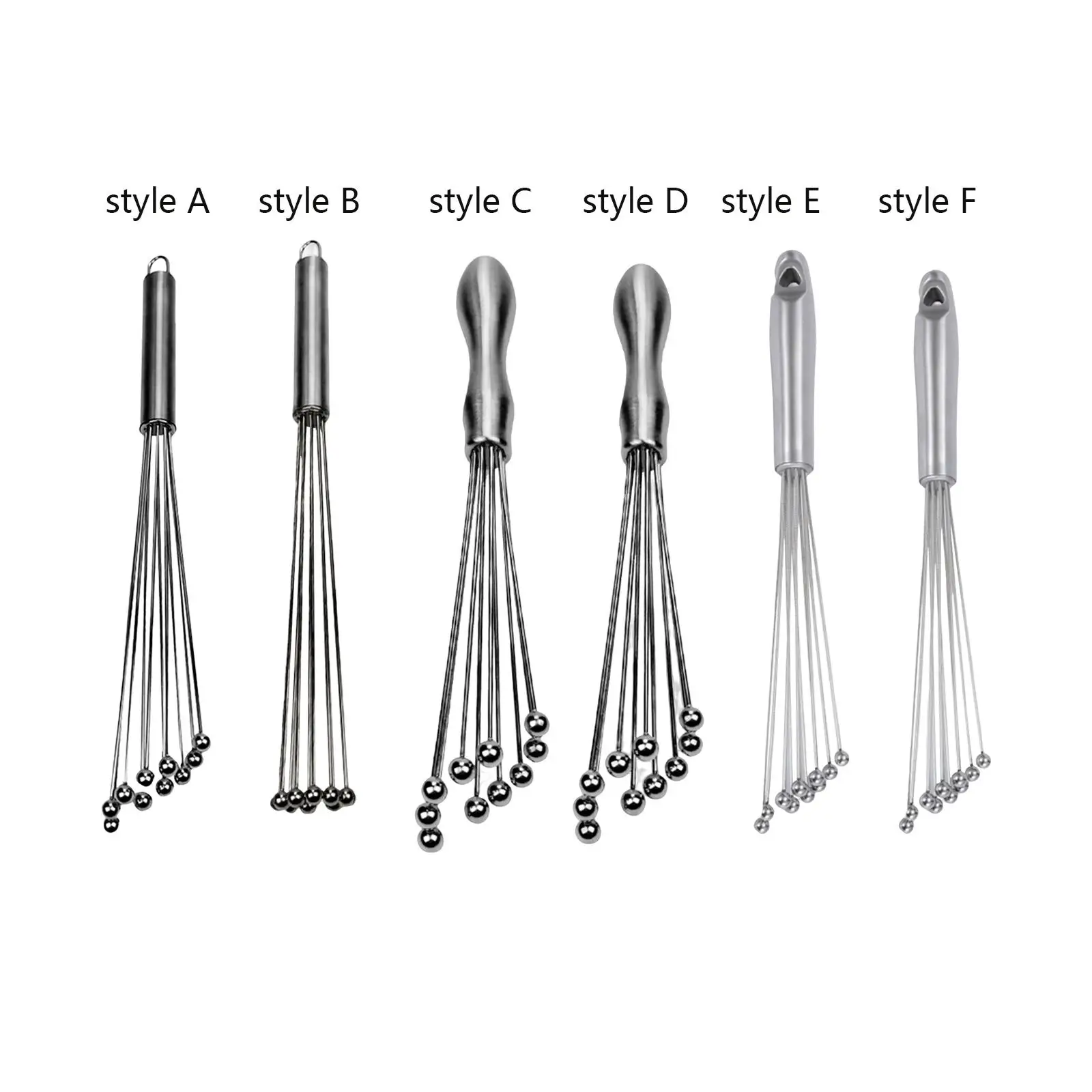 Stainless Steel Ball Whisk Kitchen Gadgets Stainless Wire Whisker Egg Whisk