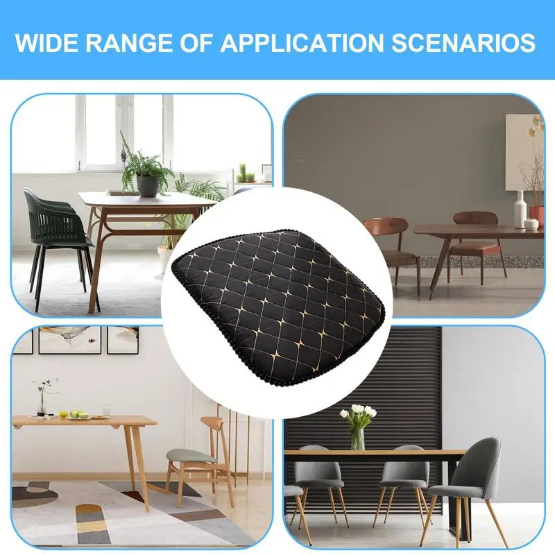 Non-slip Chair Cushion Soft Comfortable Office Chair Mat 45X43cm Dining Chair Cushion Rebound Pad Restaurant Accessories