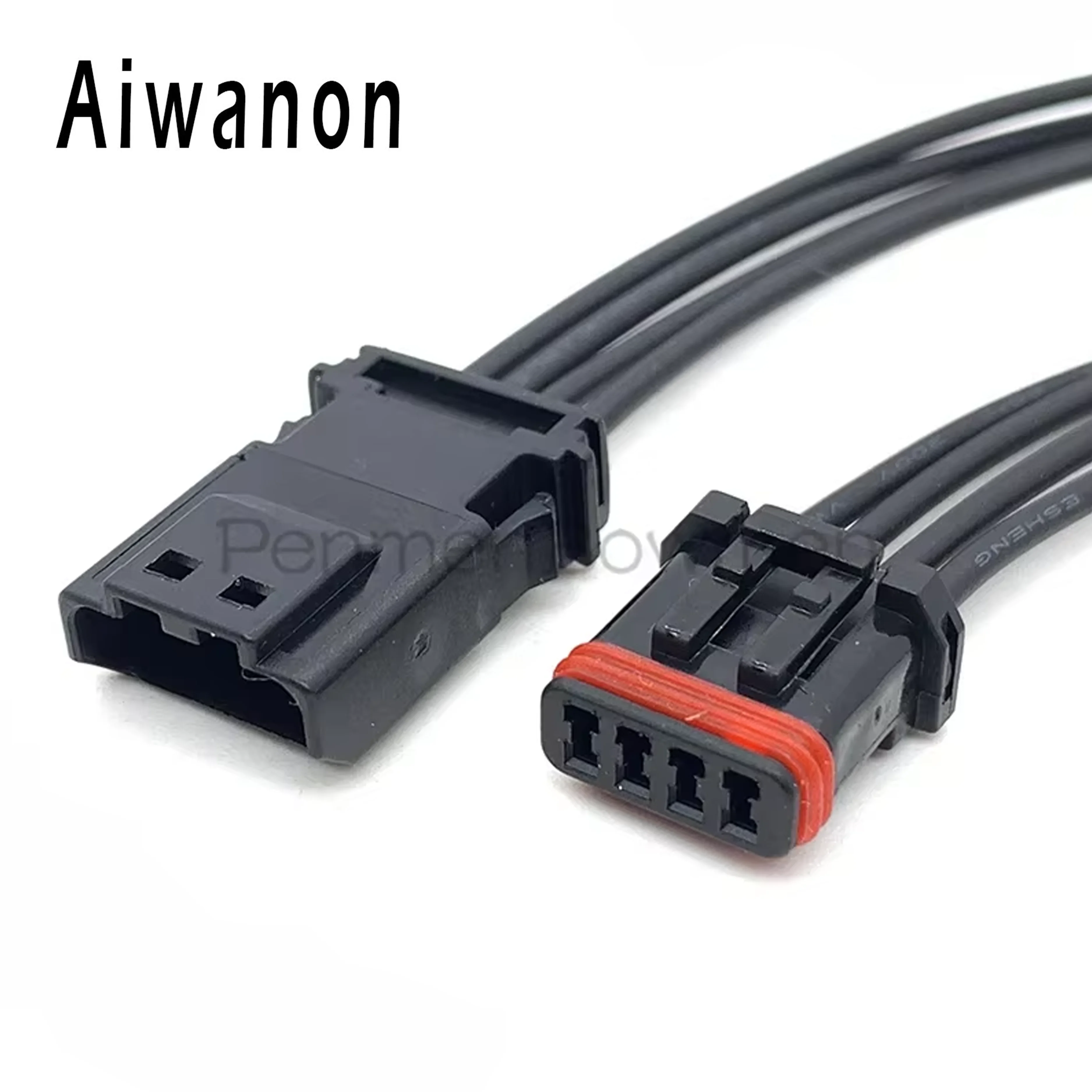1 Set 4 Pin Auto Rearview Mirror Heating Electrical Connectors Waterproof Female Male Wire Harness Plug MX19004S51 MX19004P51