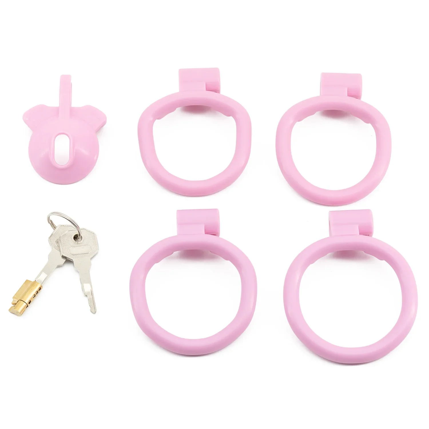 6 Colors Positive/Negative CB Chastity Cage Male Cock Lock with 4 Size Base Penis Rings Hidden Penis Device Sexy Toy for Man Gay