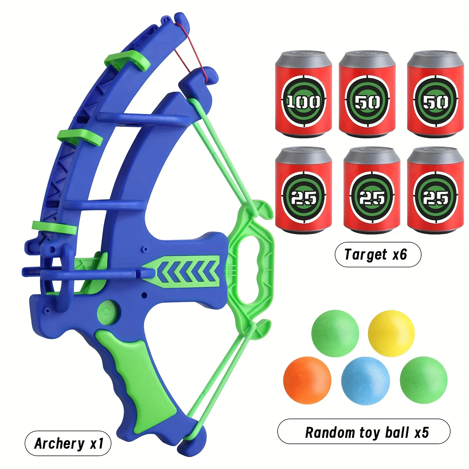 Soft Bullet Shooting Target Toy for Boys, Educational Game with Bow, EVA Balls, Target Arrows for Indoor & Outdoor Play,sports