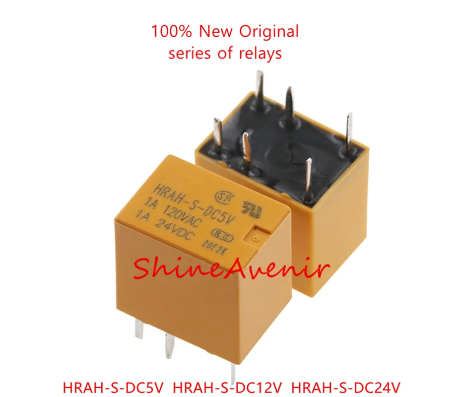 

15pcs HRAH-S-DC5V HRAH-S-DC12V HRAH-S-DC24V HF115F-A-230-1ZS3AF HFA2-24-2ZST T9VV1K15-12S 100% original relay