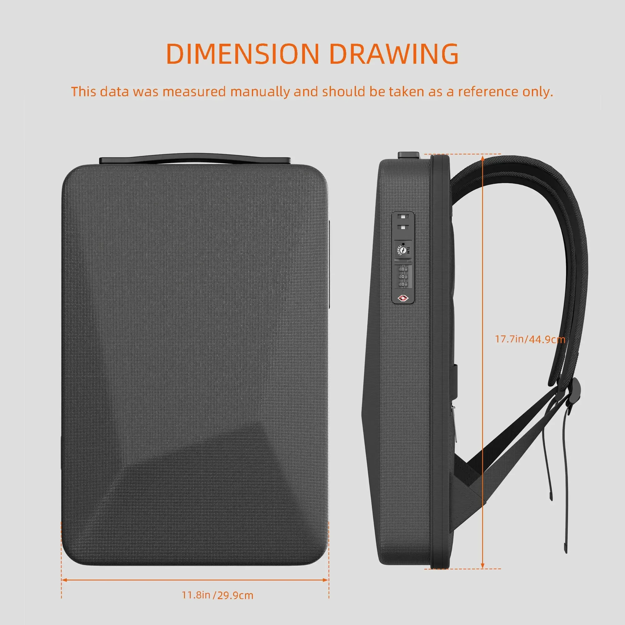 for Starlink Mini Portable Travel Backpack with Anti-theft Lock Storage Bag Waterproof Anti-collision Protective Carrying Case