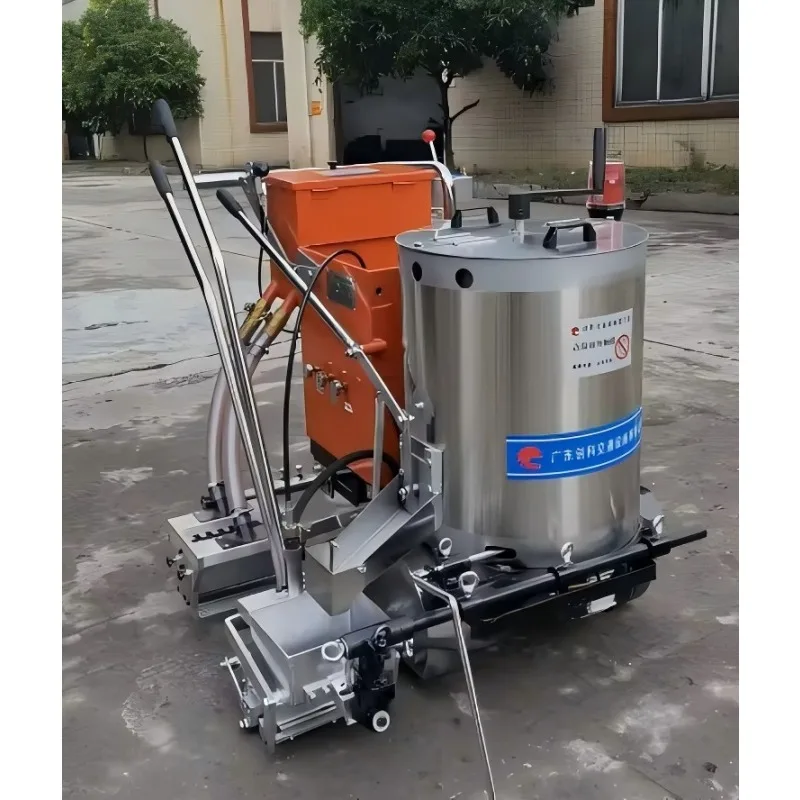 Portable Hand Push Cold Spray Marking Device Uniform Line For Parking Area Traffic Line Works