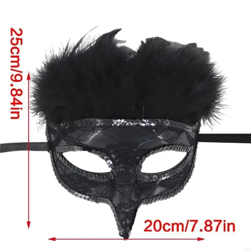 

M6CD Venetians Mask Masquerade Mask Mardi Gras Mask for Halloween Christmas