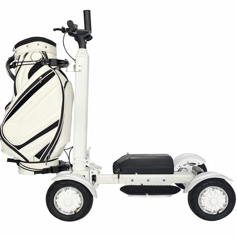 

Four-wheel electric golf cart scooter folding removable