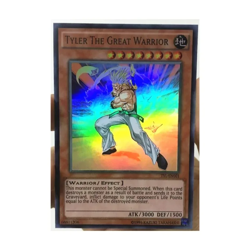 Yu Gi Oh Yler Il Grande Guerriero Giocattoli fai da te Hobby Hobby Oggetti da collezione Collezione di giochi Carte anime