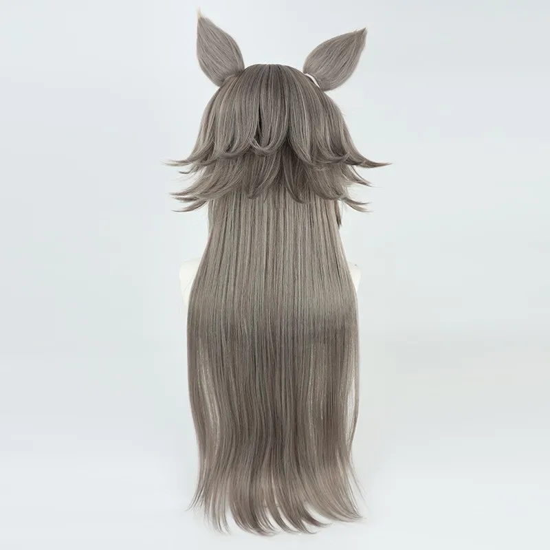Nijisanji Mysta Rias cheveux longs version féminine perruque cosplay avec oreilles cadeau d'Halloween