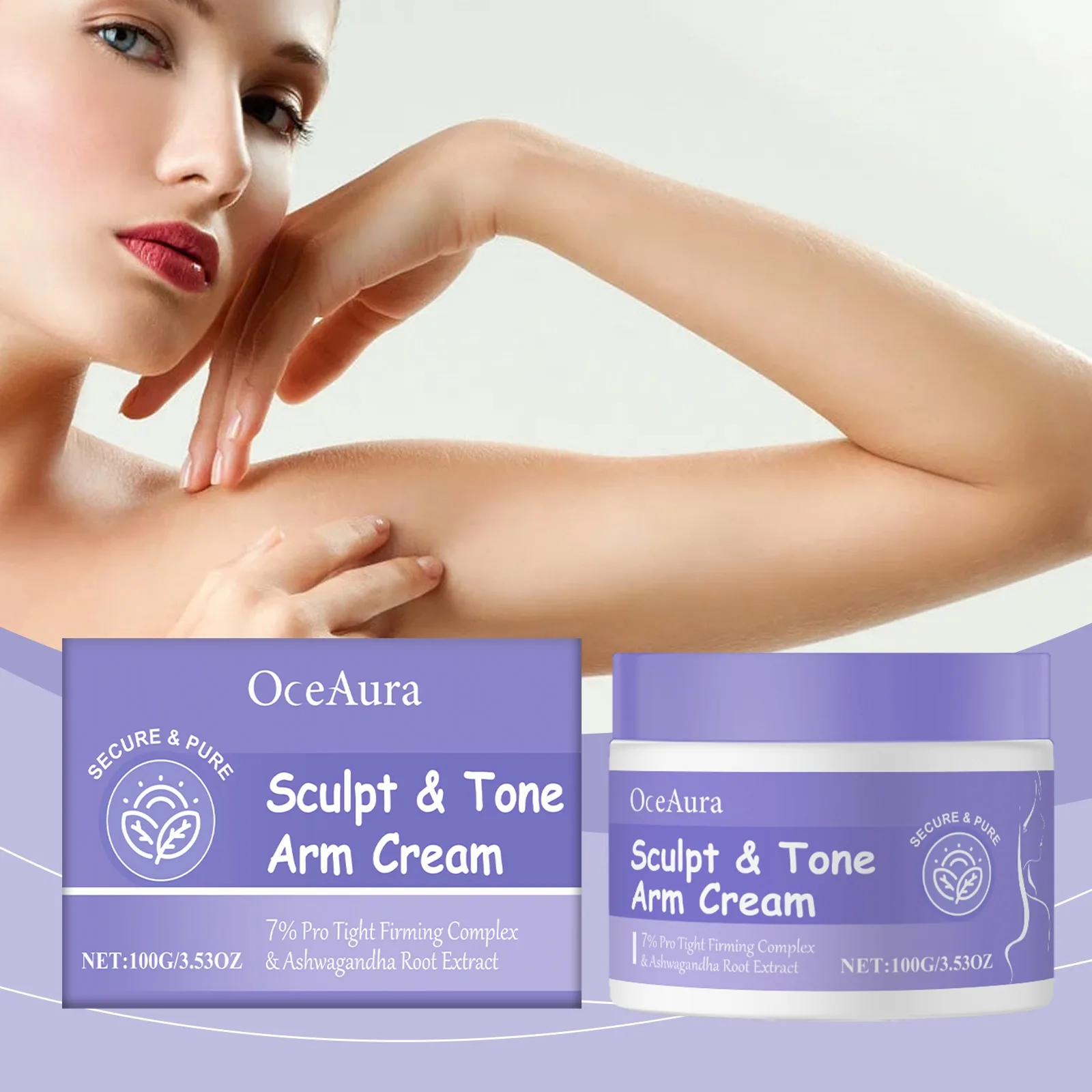 

Sculpting Firming Arm Cream Fade Wrinkles Anti-Sagging Moisturize Nourish Brighten Even Skin Tone Tighten Improve Elasticity